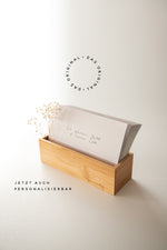 Lade das Bild in den Galerie-Viewer, Design Rezeptbox | beige | personalisierbar
