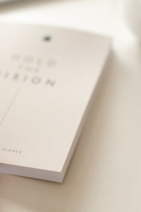Planer | undatierter Planer | Coffee Tablebook | "Hold the vision"