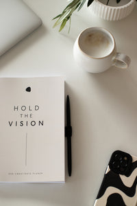 Planer | undatierter Planer | Coffee Tablebook | "Hold the vision"