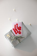 Lade das Bild in den Galerie-Viewer, Karte "Auf die Liebe" Dopamin Design
