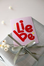 Lade das Bild in den Galerie-Viewer, Karte "Auf die Liebe" Dopamin Design
