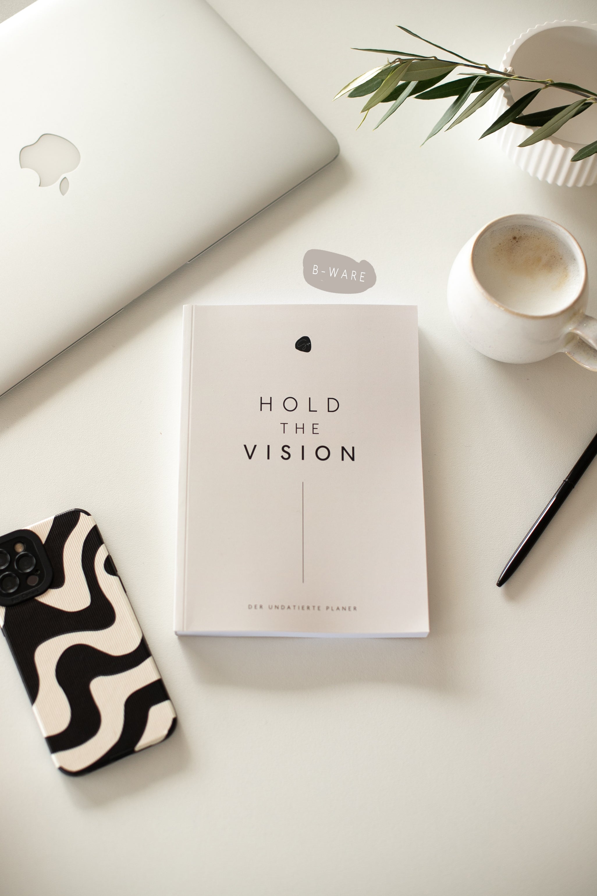 B-WARE || Planer | undatierter Planer | Coffee Tablebook | "Hold the vision"