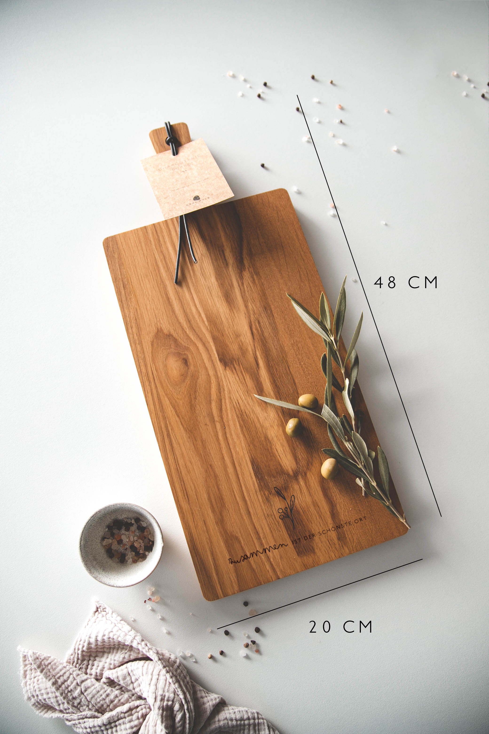 Charcuterie Board EICHE "Memories" | Personalisierbar