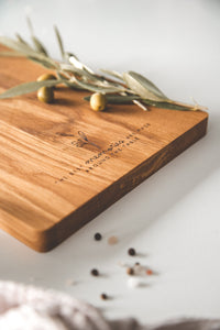 Charcuterie Board EICHE "Memories" | Personalisierbar