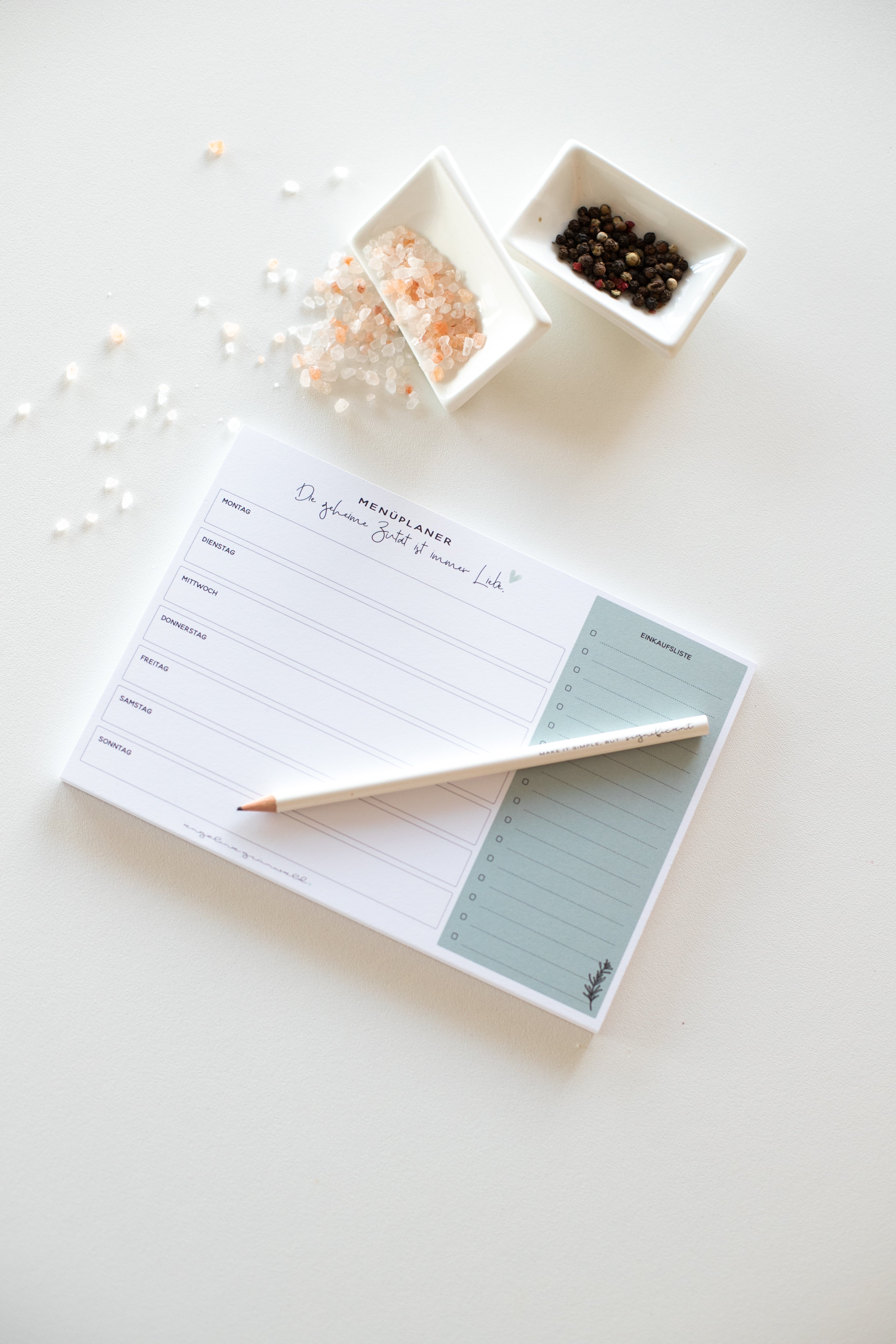 A5 Hardcover REZEPTBUCH - Die Geheime Zutat ist immer Liebe
