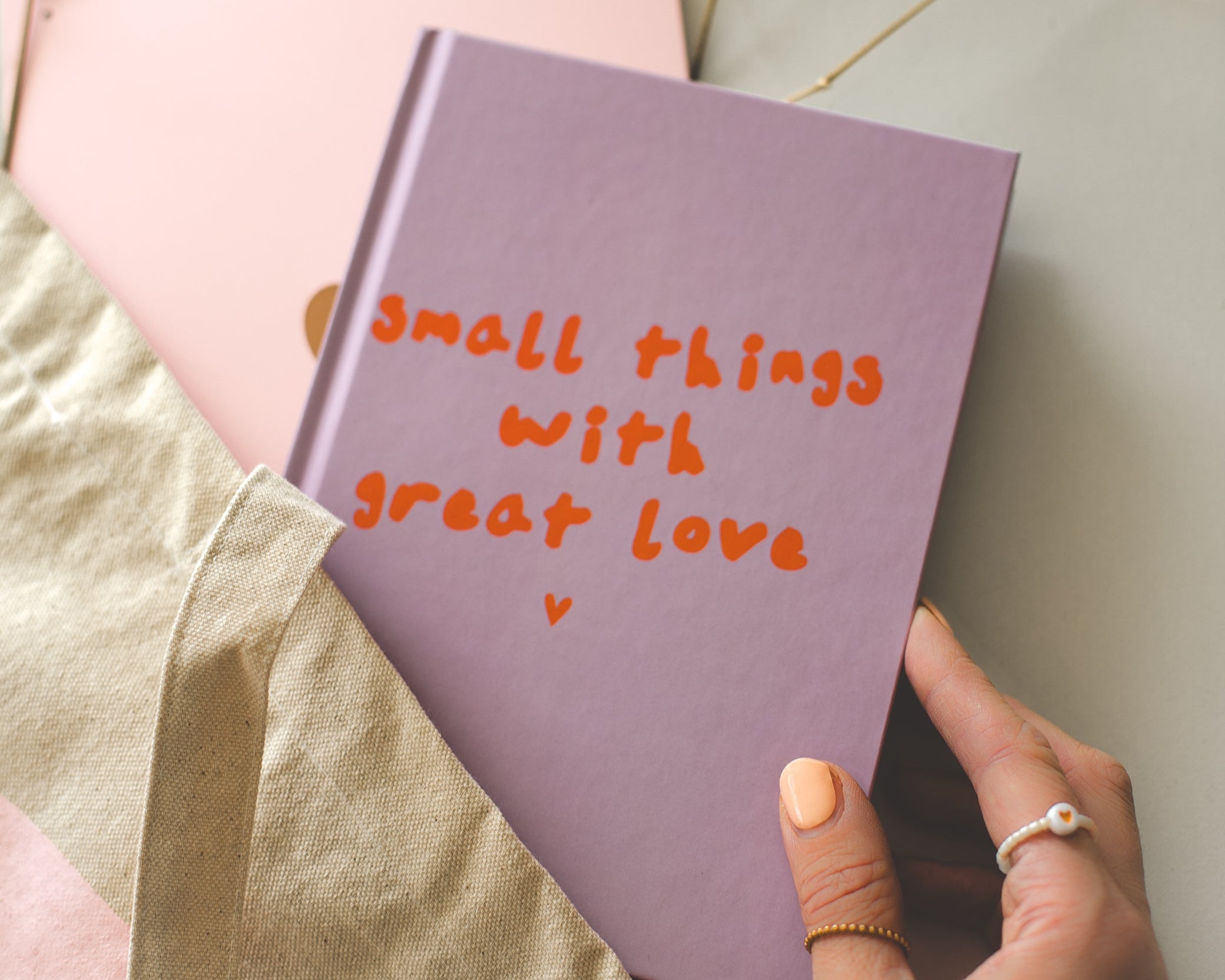 Notizbuch | Coffee Tablebook | "Small things with great Love"