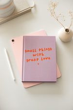 Lade das Bild in den Galerie-Viewer, Notizbuch | Coffee Tablebook | &quot;Small things with great Love&quot;
