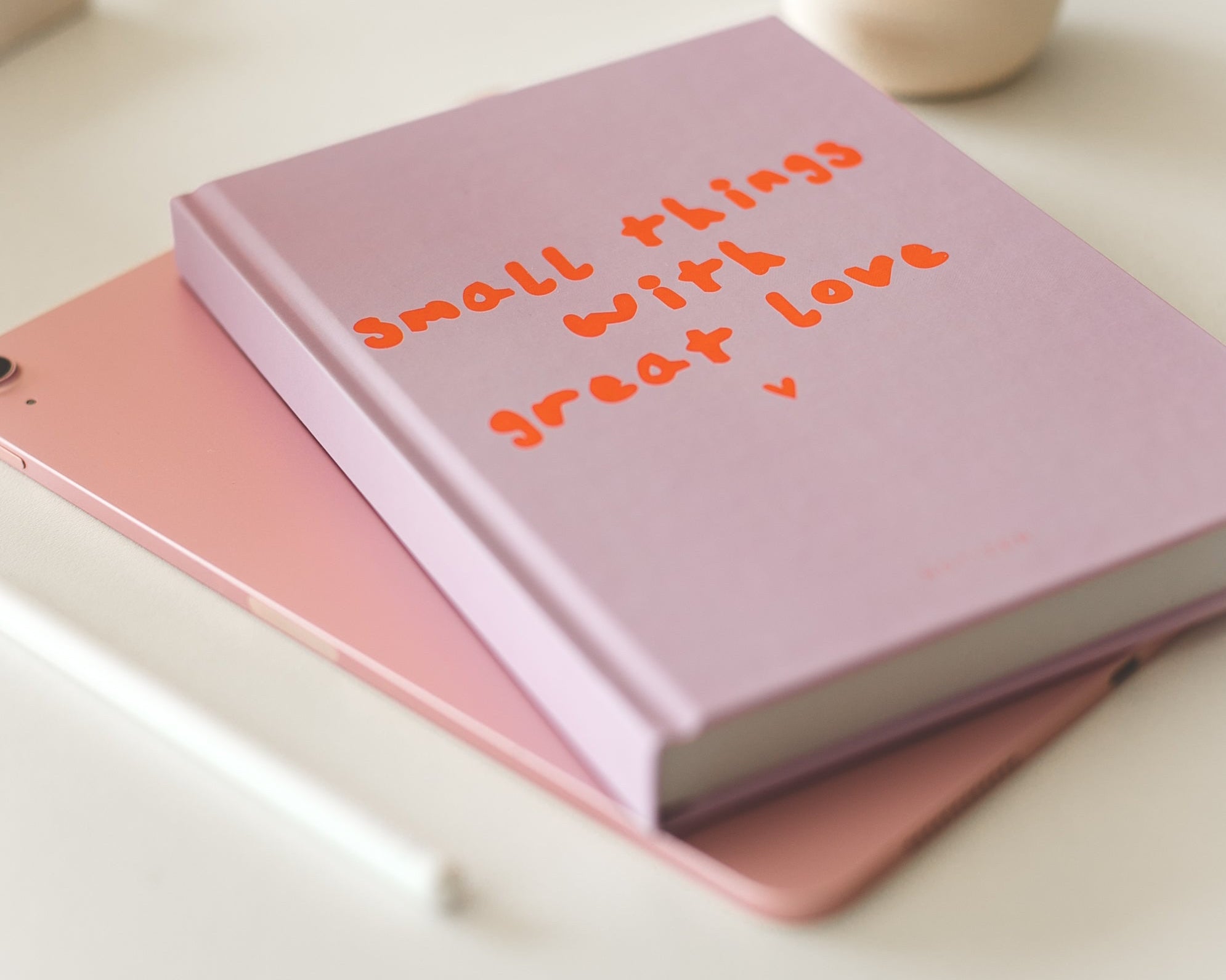 Notizbuch | Coffee Tablebook | "Small things with great Love"