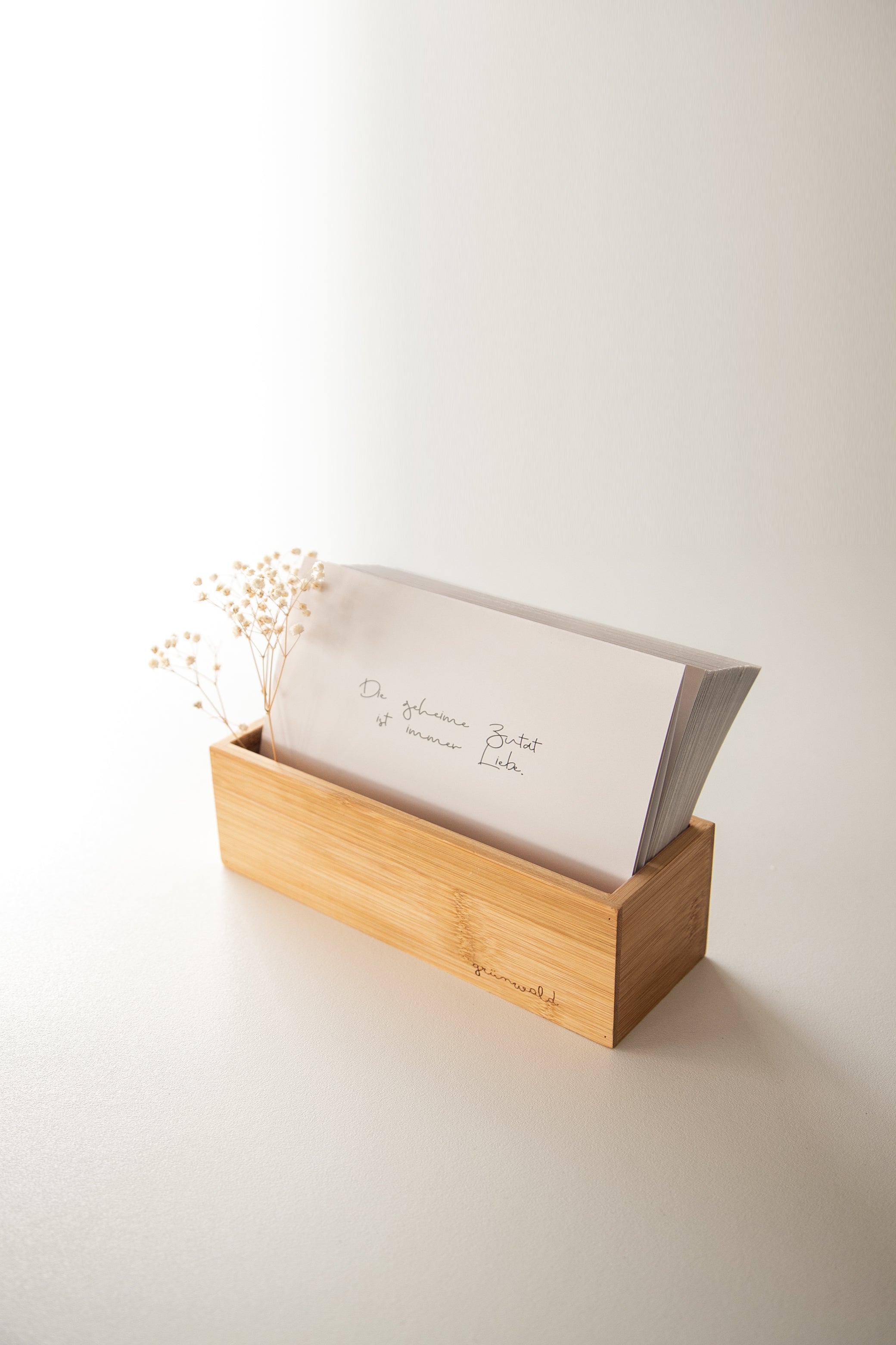 Design Rezeptbox | beige | personalisierbar