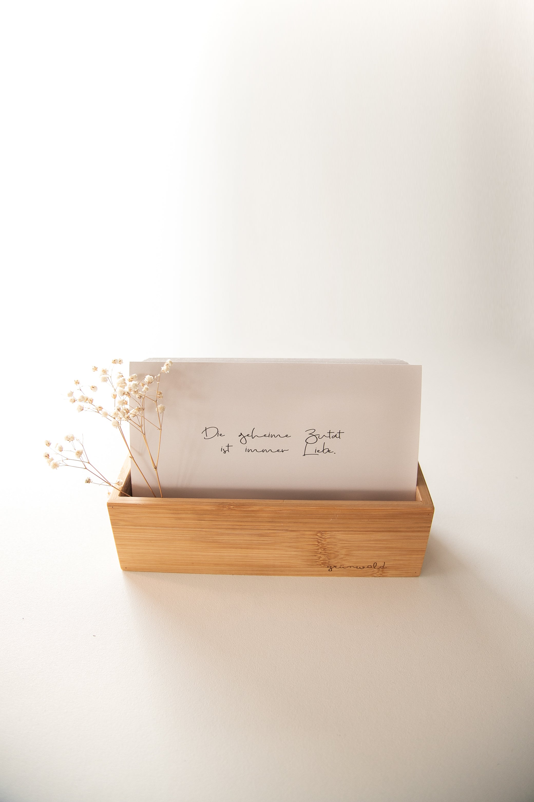 Design Rezeptbox | beige | personalisierbar