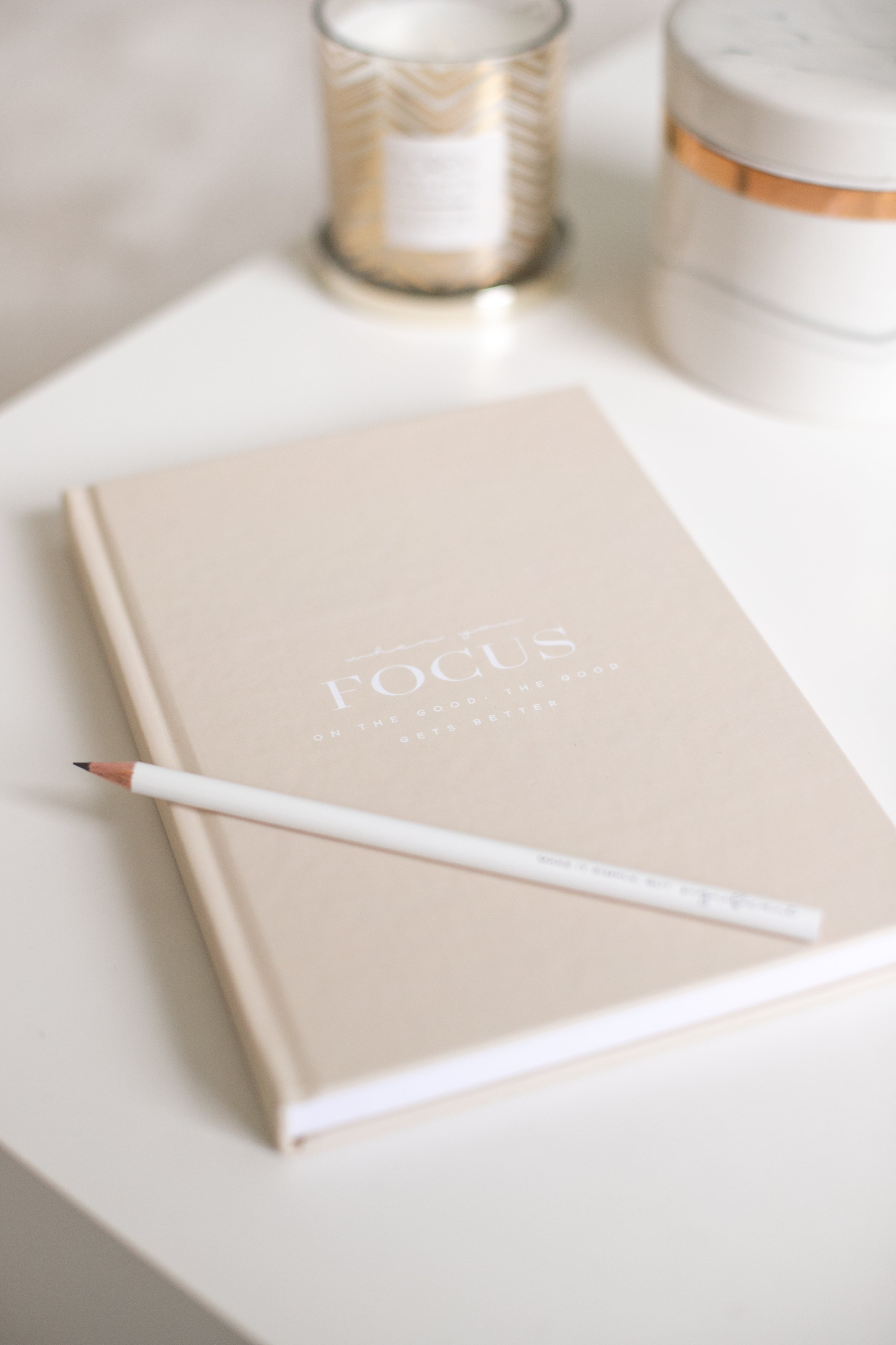 Notizbuch | Coffee Tablebook | "Focus on the good"