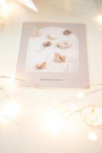 Karte zu Weihnachten "FROHES FEST"
