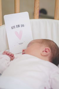 Baby Meilensteinkarten "Meine ersten Meilensteine" pastellfarben