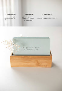 Design Rezeptbox | mint | personalisierbar